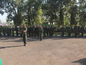 KEPALA STAF KODIM BUKA LATIHAN PPBN TAHAP II SMK PENERBANGAN PERWIRA TAMA PURBALINGGA2