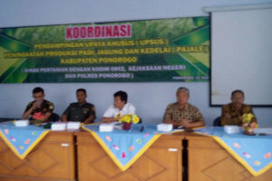 Rakor Pendampingan Upaya Khusus Peningkatan Program Padi,  Jagung Dan Kedelai (PAJALE) Kabupaten Ponorogo 4