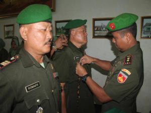 SERAH TERIMA JABATAN PERWIRA STAF DAN DANRAMIL JAJARAN KODIM 0702PURBALINGGA 1