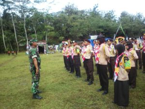 70 ANGGOTA PRAMUKA DIBINA BELA NEGARA OLEH BABINSA 2