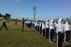 BABINSA KORAMIL 080401 MAGETAN POS NGARIBOYO MELATIH  PASKIBRAKA KECAMATAN NGARIBOYO 2