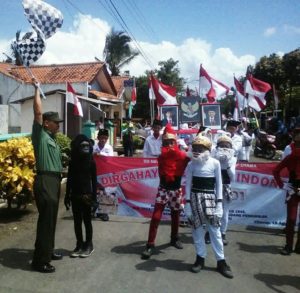 KARNAVAL HUT RI KE 71 KELURAHAN MERTASINGA DIPERLOMBAKAN 1