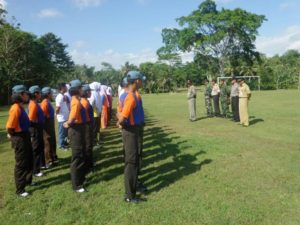 KODIM 0703CILACAP BESERTA JAJARANNYA LATIH PASKIBRAKA 2