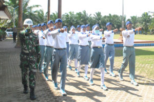 Kirim Anggota TNI-Polri Kota Madiun Tingkatkan Latihan  Paskibraka Kota Madiun (22)