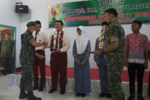 PERINGATI HUT TNI KE 71 TAHUN 2016 KODIM 0810NGANJUK GELAR LOMBA PADUAN SUARA TINGKAT SMA 2