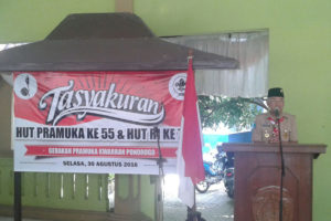 Tasyakuran HUT Pramuka Ke 55 Di Pendopo Kec Ponorogo (3)