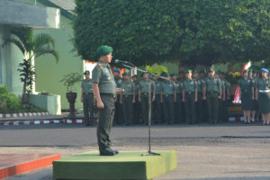 Apel Gelar Kunjungan Pangdam V (2)
