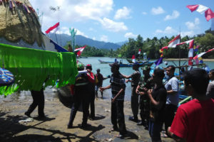 Mawakili Dandim, Kasdim 0806Trenggalek Hadiri Upacara Adat Longkangan (5)
