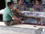 Babinsa Koramil Tandes  Komsos Dengan Tokoh Masyarakat