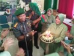 Persit Cabang L Kodim 0831 Berikan Surprise Ulang Tahun 1