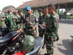 16. Yonif PR 503 Kostrad Periksa Kelengkapan Kendaraan Bermotor Prajurit (2)a