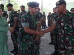 Danyonif Mekanis Raider 413 Kostrad Memimpin Upacara Kenaikan Pangkat 1