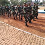 97.Yonif Raider 323 Kostrad Latihan Bersama Paskibra Kota Banjar (1)