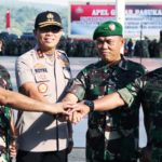 PRAJURIT LANTAMAL IX DAN YONMARHANLAN IX DITERJUNKAN AMANKAN PEMILU SERENTAK 2019 (1)