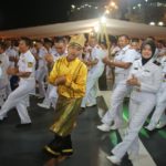 17 TARI JARANAN SAMBUT DELEGASI RTN DI COCKTAIL PARTY LATMA SEA GARUDA 2019.2