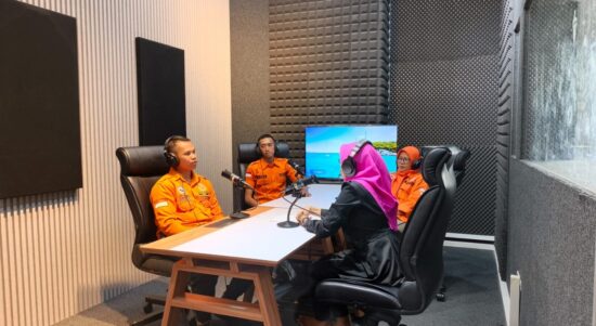 Podcast KSK Indonesia bersama KNDJH Rescue 020 Raider Malang di Gedung Malang Creative Center, Lantai 2 Kota Malang, pada Minggu, 21 Desember 2025. Foto: bill